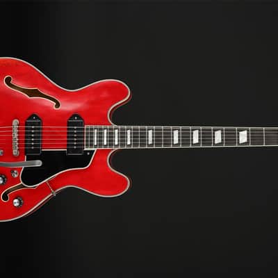 Eastman T64/V-RD Thinline with Bigsby Antique Red #P2300781 image 3