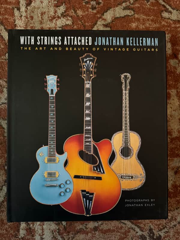 MINT With Strings Attached, Jonathan Kellerman Vintage Guitars collection Hardcover coffee table book image 1