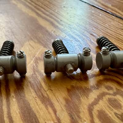 KMS TV Rails Compensated Tele Saddles, Steel, Aged image 6