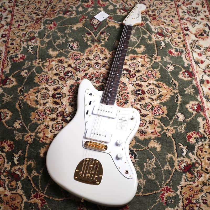 *NEW IN BOX* 2025 Fender Japan Limited Edition Traditional Collection, 60's Jazzmaster White Pearl Gold with Matching Headstock, MIJ JD25