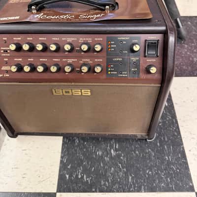 Boss ACS-LIVE Acoustic Singer Live 60w 1x6.5" Guitar Combo 2017 - Present - Brown image 4