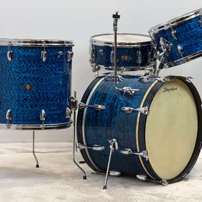 Immagine Slingerland VIDEO 20/12/16/5x14" 60's Drum Set - Blue Agate - 2
