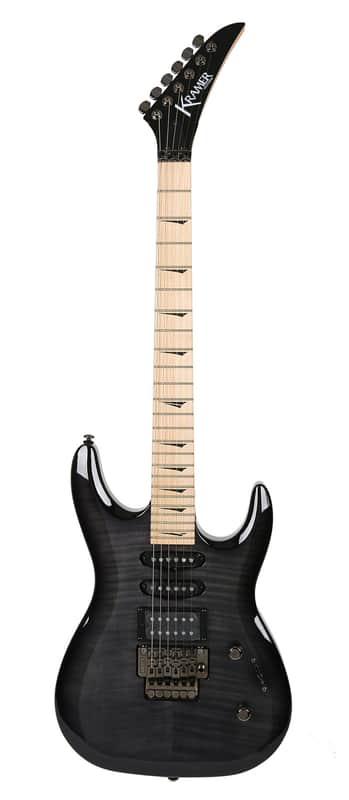 Kramer Striker Custom 211 FR Floyd Rose Super Strat Trans Black
