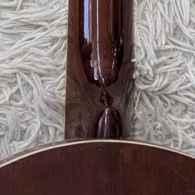 Vintage Japanese made 5 String Banjo with Resonator - A Cool item in an old case image 5