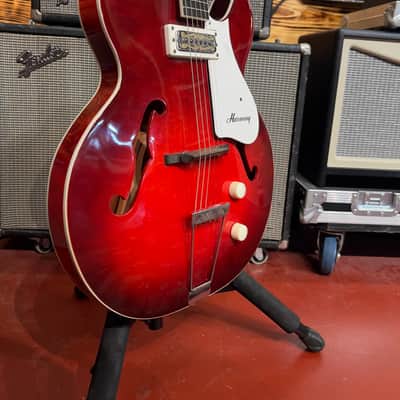 Harmony H53 Rocket 1959 - 1967 - Red Sunburst image 2