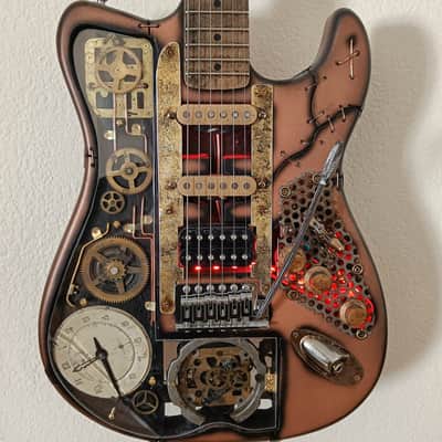 Martper Guitars Boutique Custom Shop Frankenstein SteampunkI II 2022 image 2