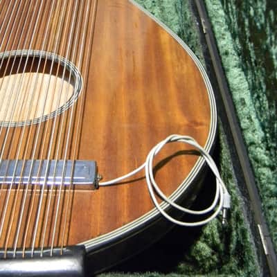 vintage Framus 7/18 Alpenland Aerial Resonance ZITHER  citera Germany 1960s + Schaller pickup + case image 6