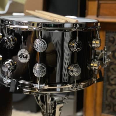 Immagine DW Drums Performance Series with Collectors Black Nickel Over Brass Snare - Titanium Sparkle - 2