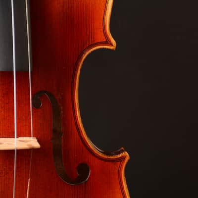 One piece back! Antonio Stradivari 1709 "The Viotti" Copy T20 4/4 violin, Best tone image 3