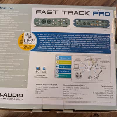 M-Audio Fast Track Pro Audio Interface Great Condition NO Issues image 3