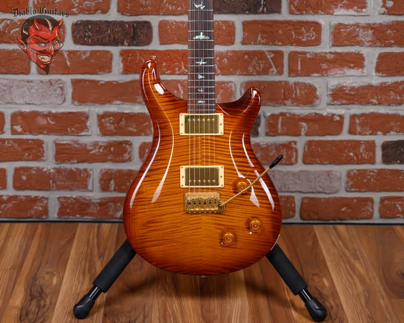 PRS 20th Anniversary Custom 22 Flame Maple Top Violin Amber Sunburst 2005 w/ OHSC image 1