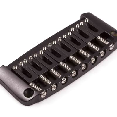 Genuine Hipshot Ibanez Gibraltar replacement Bridge 8 String Black 4IBG08B image 2