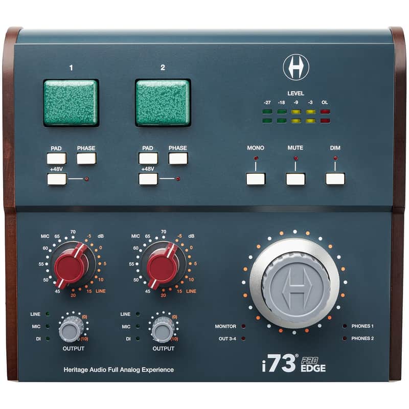 Heritage Audio i73 Pro Edge 12x16 USB Audio Interface, Open Box (Very Good) image 1