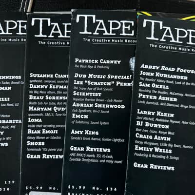 Lot of 19 Tape OP Audio Engineer/Recording Magazines image 1