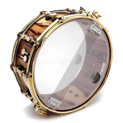 Sonor SQ2 Heavy Beech Snare Drum 14x5.5 African Marble Gloss w/Gold Hardware image 4
