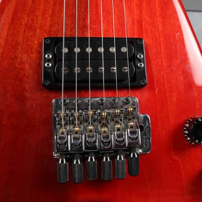 Kramer Vanguard USA 1982 Two Tone Trans Red Zebra image 5