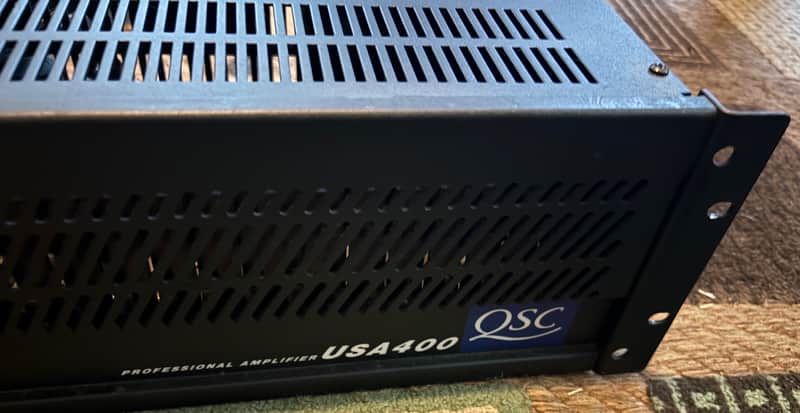 QSC USA 400 Power Amp | Reverb