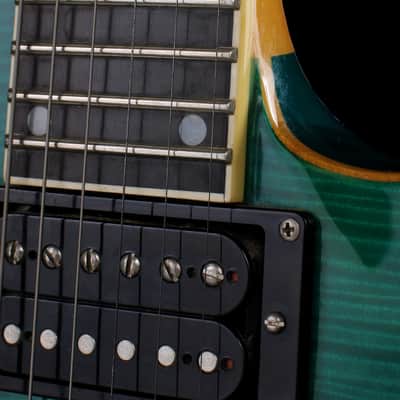 Edwards by ESP E-HR 145 QM See Through Green Seymour Duncan Floyd Rose image 4