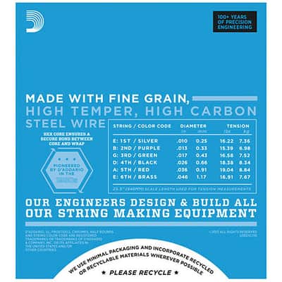 D'Addario EXL110 Nickel Wound .010-046 image 2