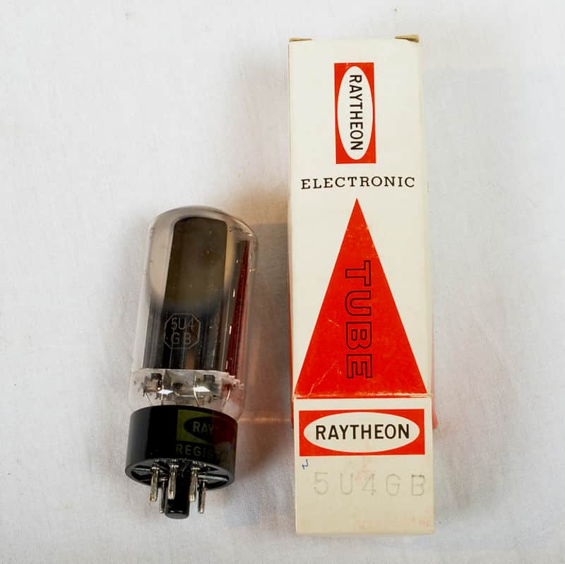 Raytheon 5U4GB rectifier tube tests strong image 1