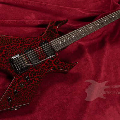 B.C. Rich Stranger Things Limited Edition Eddie's NJ Warlock USA Custom Shop Red Crackle #1 of 100 image 4