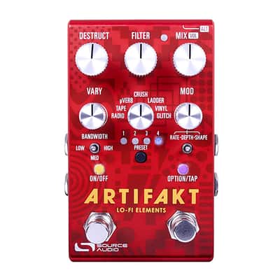 Source Audio Artifakt Lo-fi Elements 2024 - Present - Red image 1