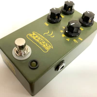 Used JHS Muffuletta Army Green Fuzz Guitar Effects Pedal image 2
