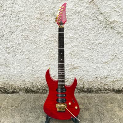 Yamaha RGX 721 DG Vintage 90's Electric Guitar Trans Red w/ MOD