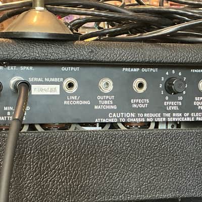Fender  Model 140 1980 - Black image 13