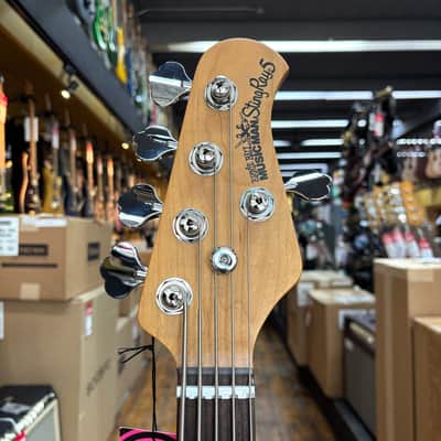 Ernie Ball Music Man StingRay 5 Special 5-string Bass Guitar Butane Blue w/Mono Case image 7