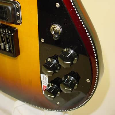 Rickenbacker 90th Anniversary 480XC Electric Guitar - TobaccoGlo image 6