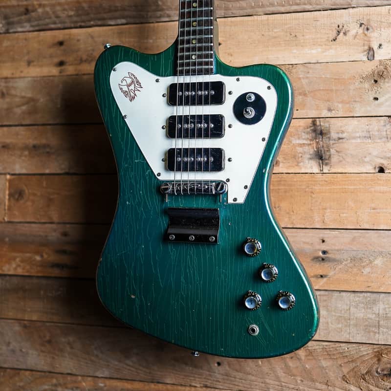 1969 Gibson Firebird III Non Reverse In Pelham Blue