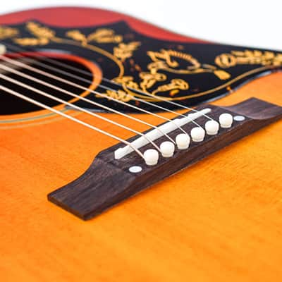 Epiphone Inspired by Gibson Custom 1960 Hummingbird Reissue Heritage Cherry Sunburst image 7