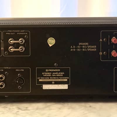 🎶✨ Pioneer SA-8900 Vintage Integrated Amplifier — 80 WPC, Serviced/Cleaned, 100V JDM, 3+ Hour Bench Tested image 8