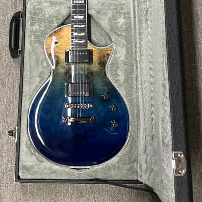 ESP E-II Eclipse - Blue Natural Fade #ES1382243 (Factory Demonstration Model) image 6