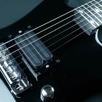 B.C. Rich Chuck Schuldiner Tribute Stealth 2008 Onyx Black Neck Thru Dimarzio X2N Death + Hardcase image 7