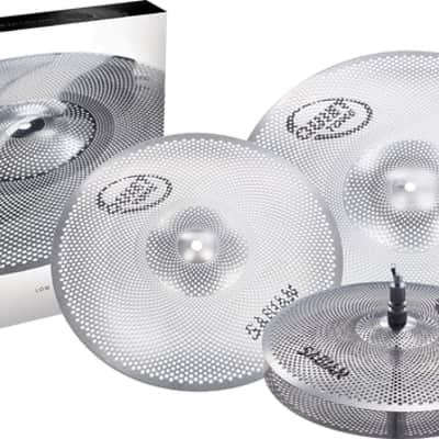 Sabian Quiet Tone Practice Cymbals Set - 13/14/18 inch image 2