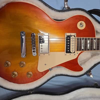 2010 Gibson Les Paul Traditional Pro Guitar Sunburst 50s Wiring Seymour Duncan PEARLY GATES image 2
