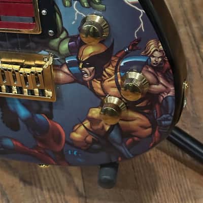 Peavey Rockmaster Marvel Avengers Electric Guitar - Iron-Man Themed image 3