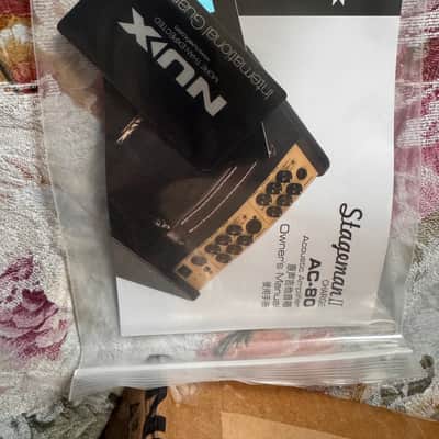 NuX Stageman II AC-80 80-Watt 1x6.5" Acoustic Guitar Combo 2021 - Present - Brown image 11
