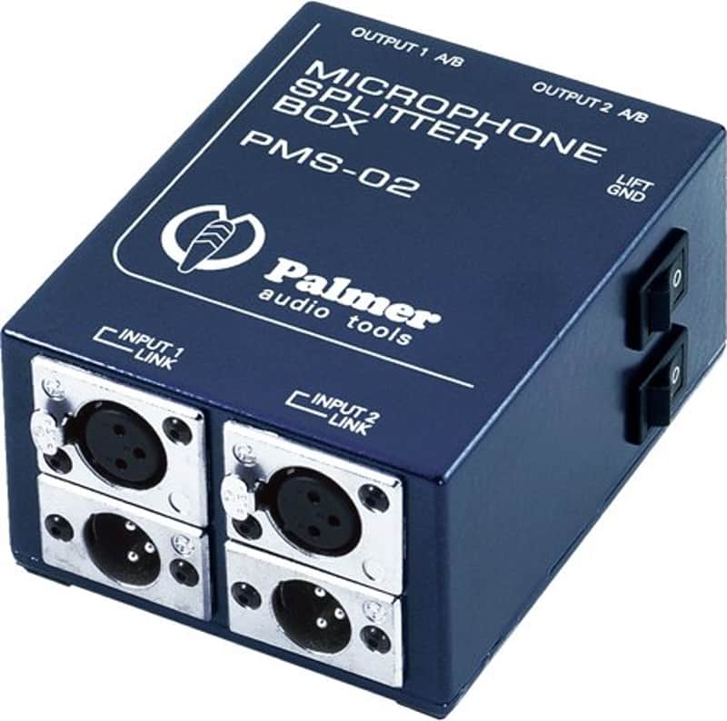 Palmer PMS02 Dual Channel Microphone Splitter B-Stock image 1