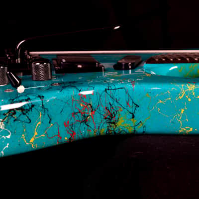 Washburn EC29 1989 - Turquoise image 16