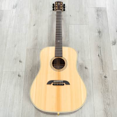 Mint Alvarez DYM70 Yairi Masterworks Dreadnought Acoustic Guitar, Solid AAA Sitka Spruce Top, Natural image 3