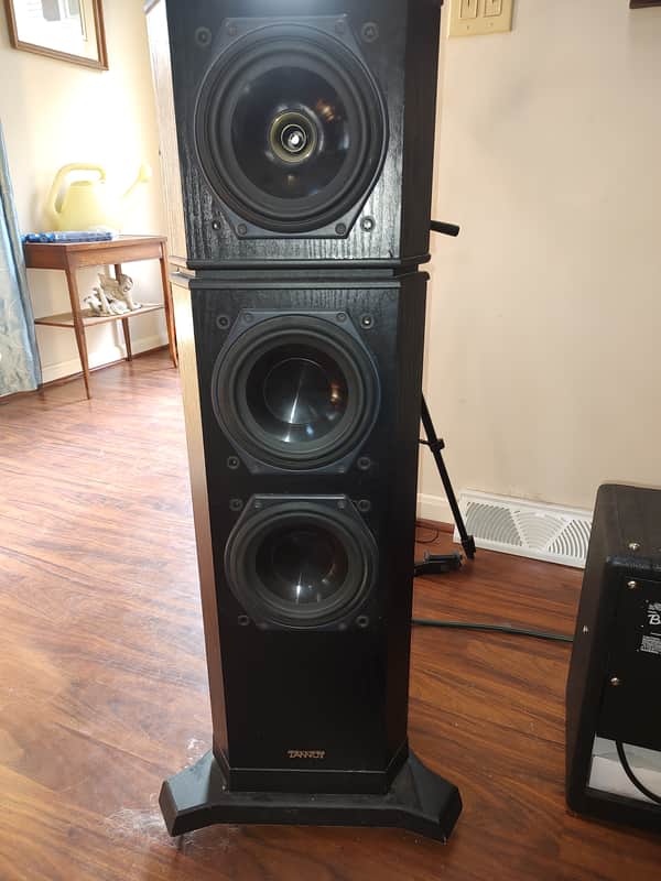 Tannoy 613 Circa 1993 - Black oak, faux matble. | Reverb