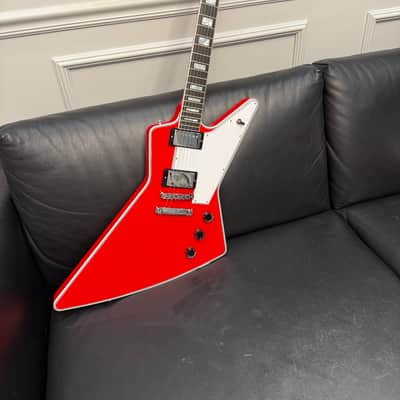 Gibson Explorer Custom Shop 2025 - Racing Red/White Stinger image 1