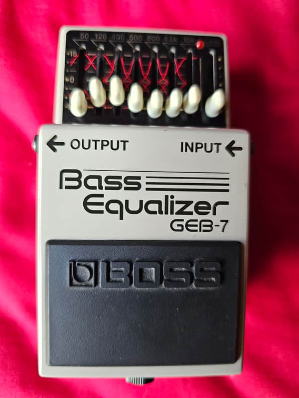 Boss GEB-7 Bass Equalizer (Silver Label) 1995 - Present - Gray image 1