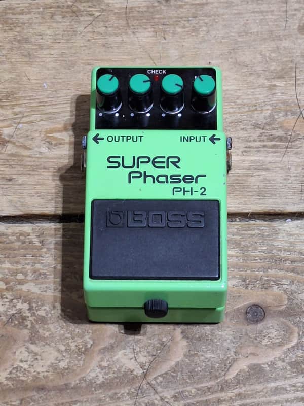 Vintage Boss PH-2 Super Phaser (Black Label) 1984 - 1988 - Green image 1