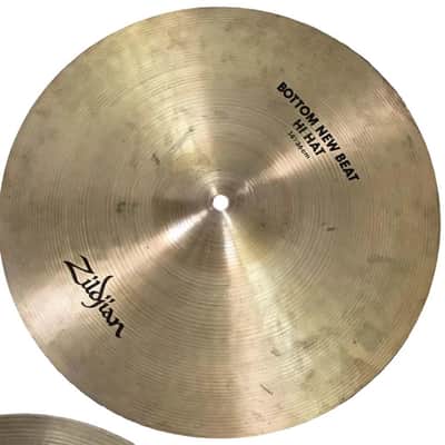 Used Zildjian A New Beat Hi Hat Cymbals 14" - Good image 3