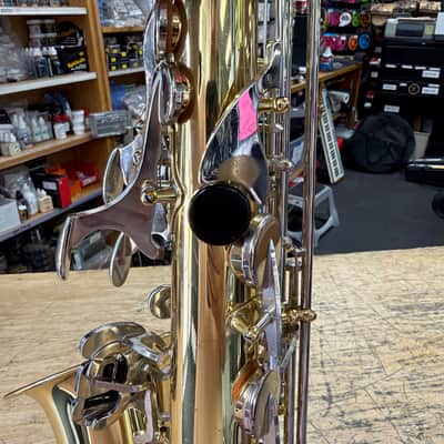 Used Yamaha YAS-23 Alto Sax Saxophone with Case Mouthpiece Neck Strap Just Serviced image 19