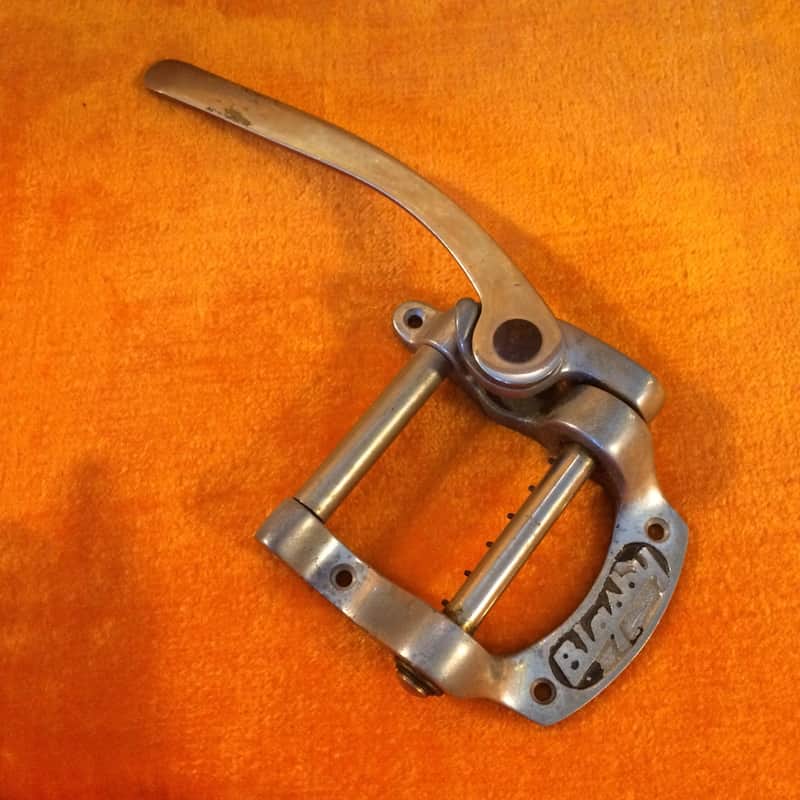 Bigsby B5 tremolo vibrato tailpiece  1960s- 1970s original vintage for SG, L6s, telecaster, gretsch image 1